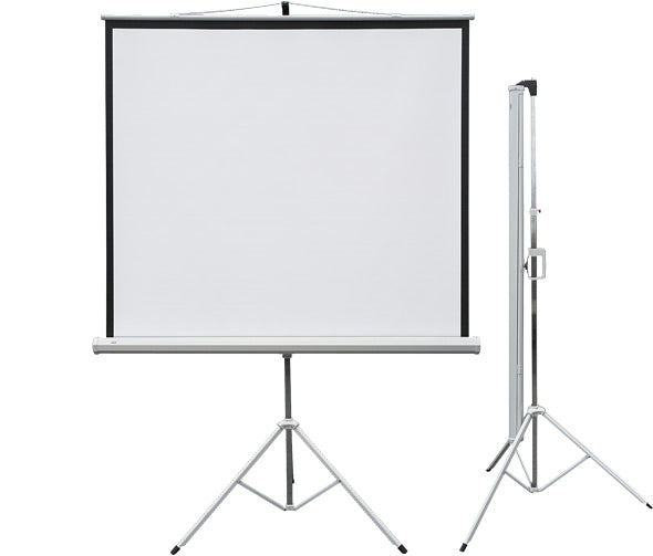 Projection screen On Tripod 124x124cm, portable Packaging status original