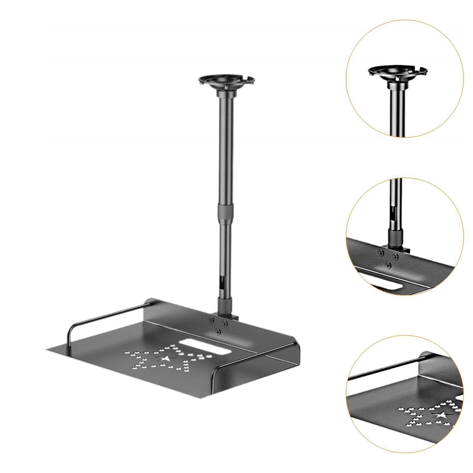 Projector Ceiling Mount Tray Cable Routing Projector Holder Shelf for Packaging status original