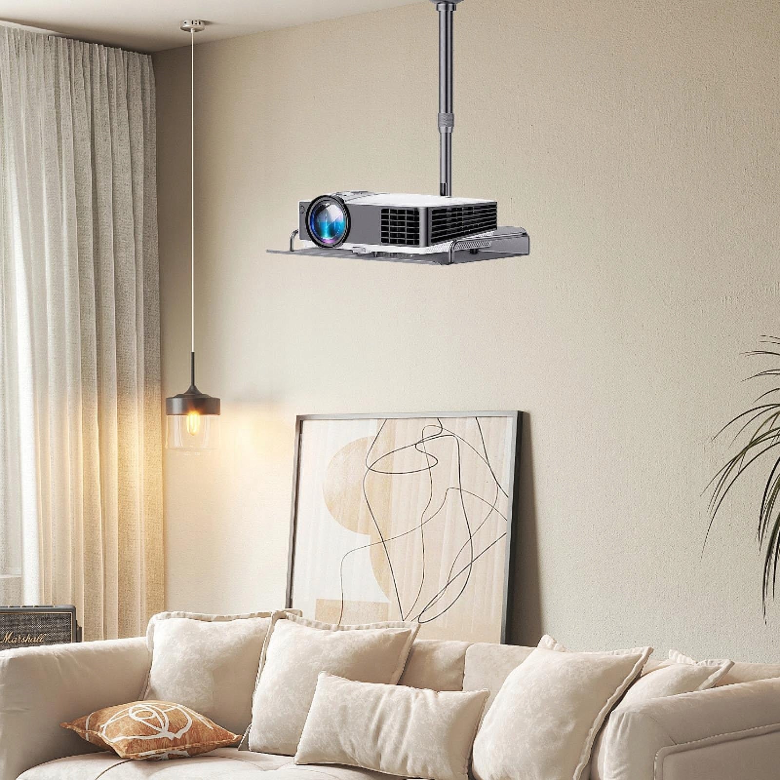Projector Ceiling Mount with Tray Video Conferencing Height 30cm to 60cm