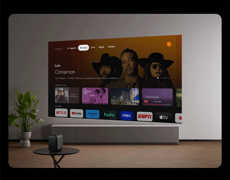 Projector Formovie Xming 500CVIA 1080P HDR10 GoogleTV Netflix Auto Correction Manufacturer code Formovie Xming Page One