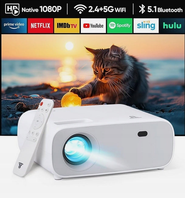 Projector LCD PROJECTOR AT-M269B white 20 000 lumens Very bright