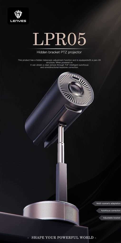 Projector LENYES LPR05 Full HD 1080p 200 ANSI Android 13 WiFi auto focus Packaging status original