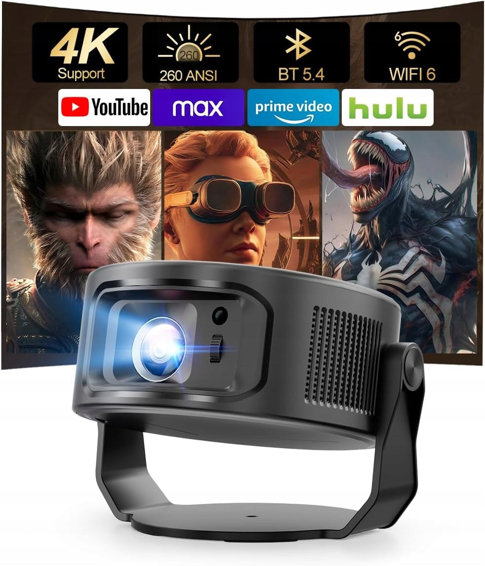 Projector Magcubic HY300Max Android 14,Bluetooth 5.4, Keystone,