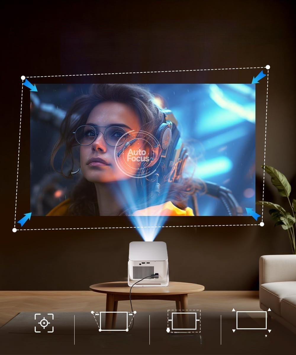 Projector Magcubic HY350Max Android 14 Bluetooth 5.4 Auto Keystone Brand Magcubic