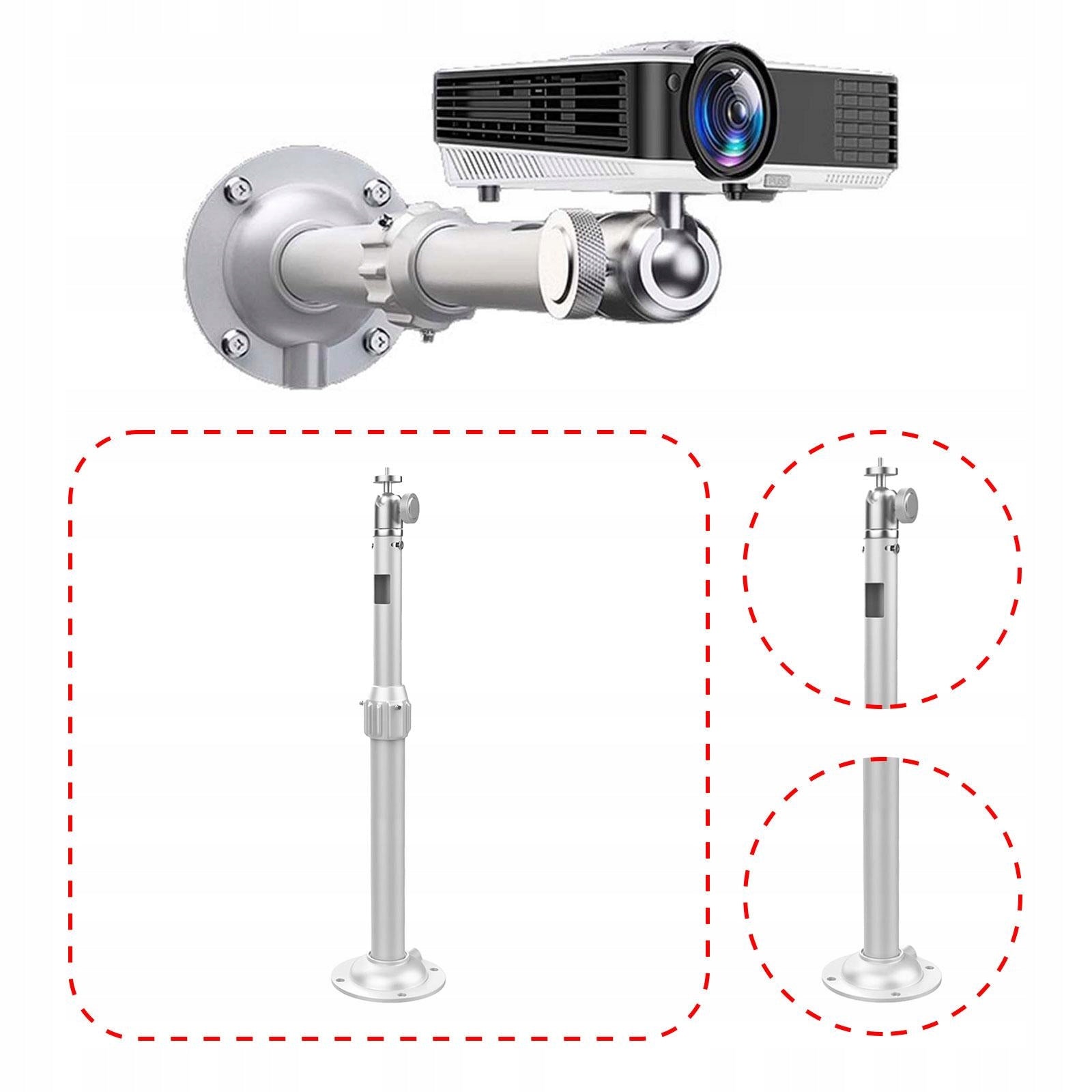 Projector Mount Wall or Ceiling Telescopic Universal Easy Installation 360
