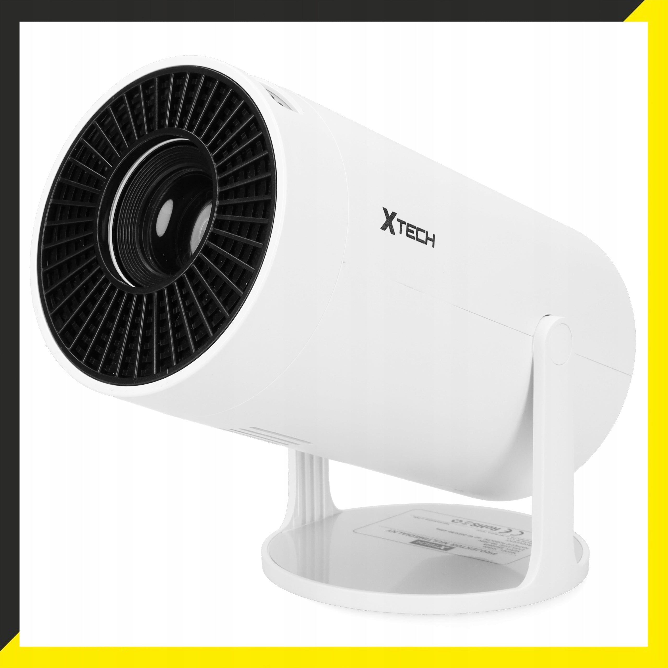 Projector Multimedia Android TV WiFi HD Smart Rotary Speaker Packaging status original