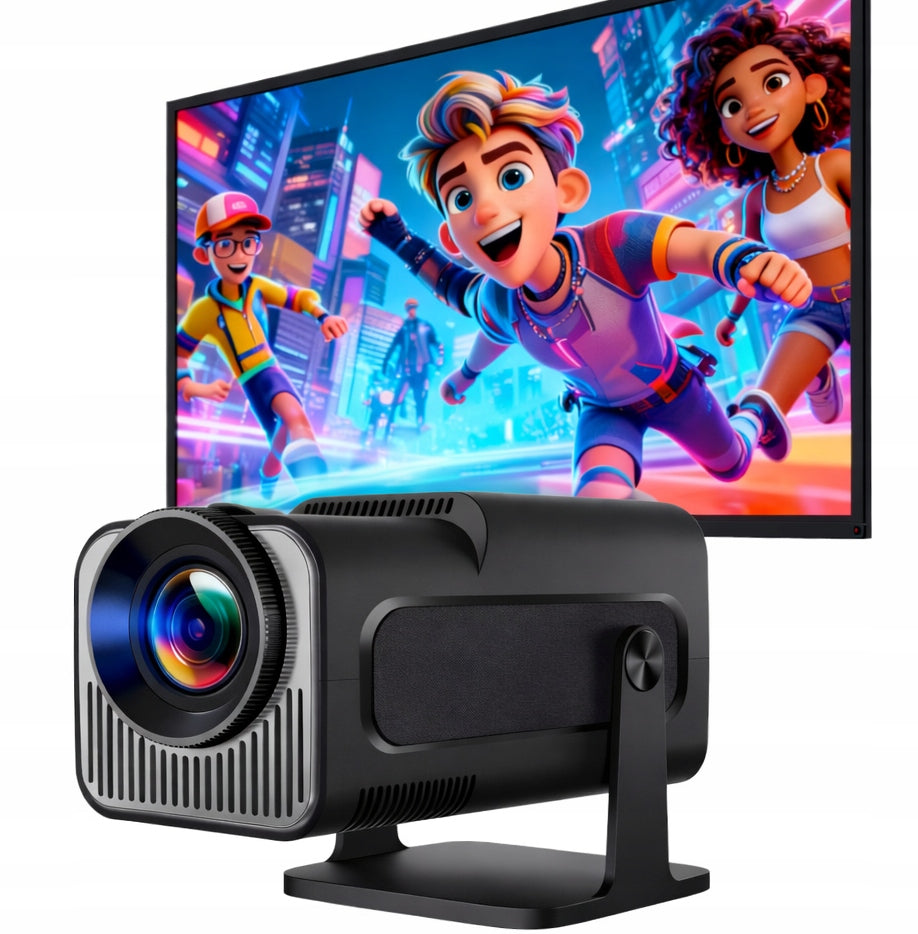 Projector Portable Android Smart Mini TV 4K LED Speaker WIFI