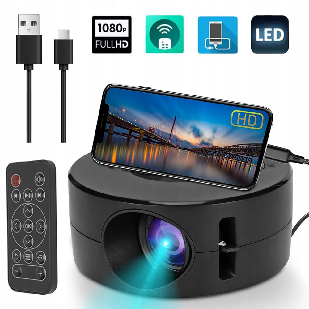 Projector Portable Home Theater Mini Led Full Hd Usb For Game Movies