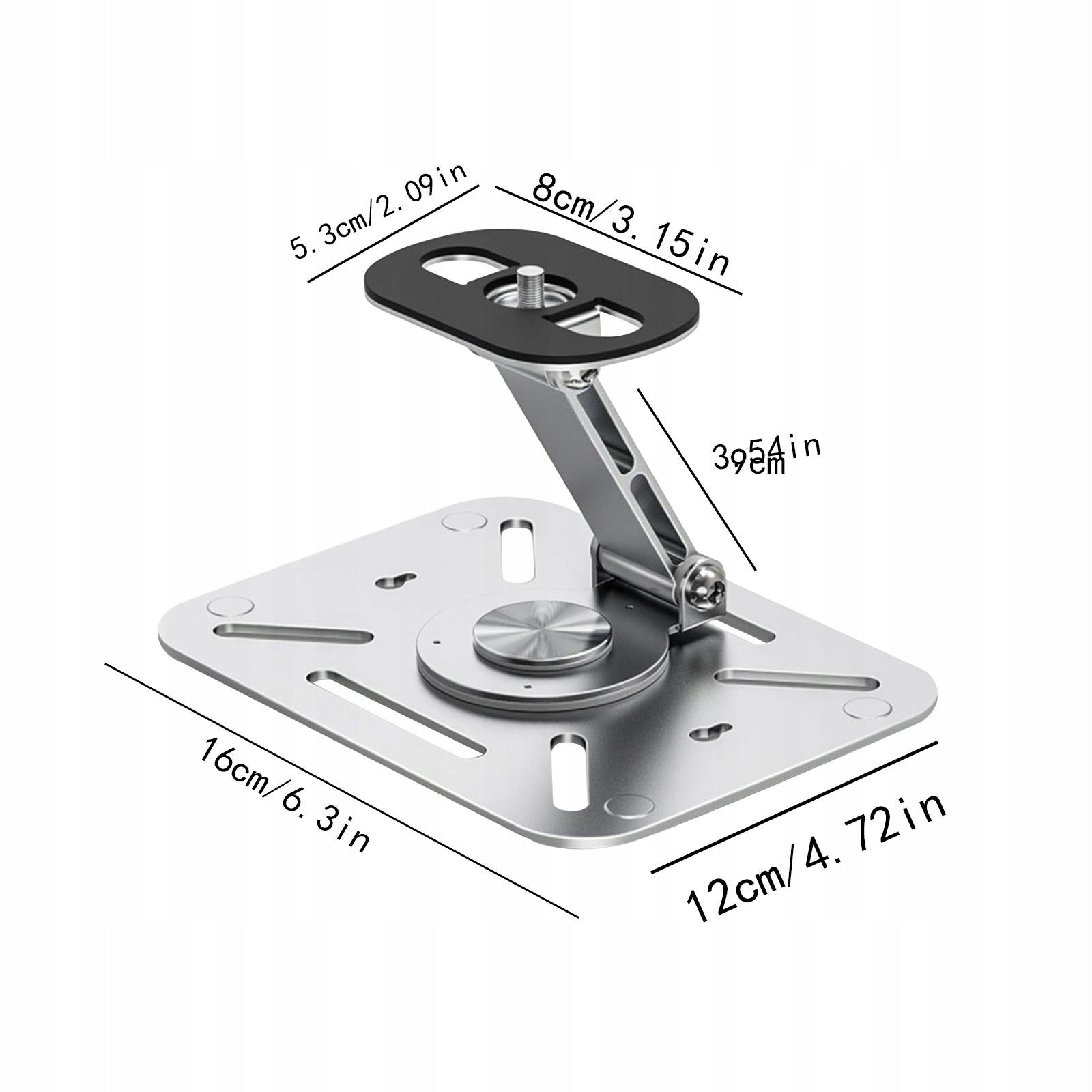 Projector Stand Angle Adjustment Easy to Install Compact 1/4inch Silver Manufacturer code 05768057330