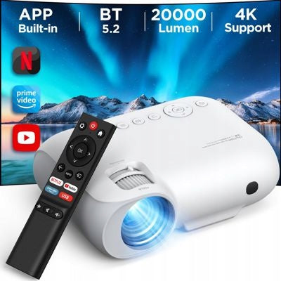 Projector YOTON Y9 WiFi Bluetooth 20000 Lumen 4K YouTube NETFLIX USB EAN (GTIN) 4894986170255