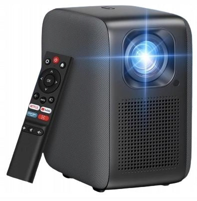 Projector iZEEKER iPL610 WiFi Bluetooth 18000 LM 4K NETFLIX YouTube
