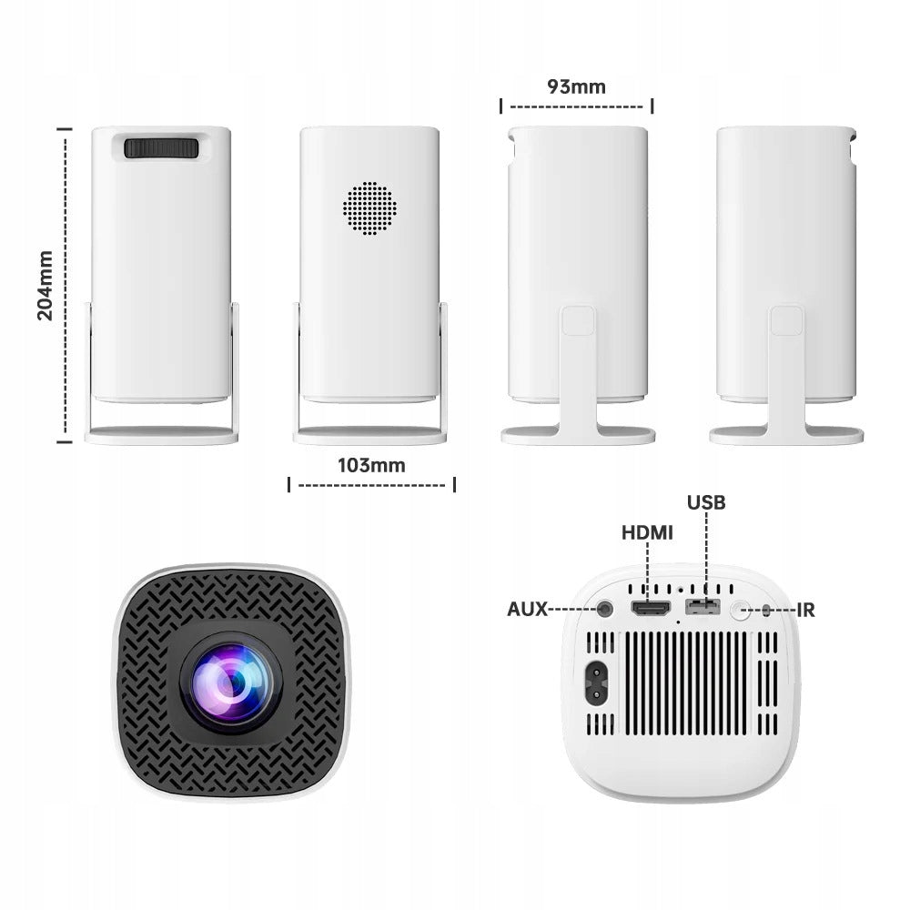 Projector mini projector wifi android full HD1080p autofocus bluetooth +pilot Packaging status original