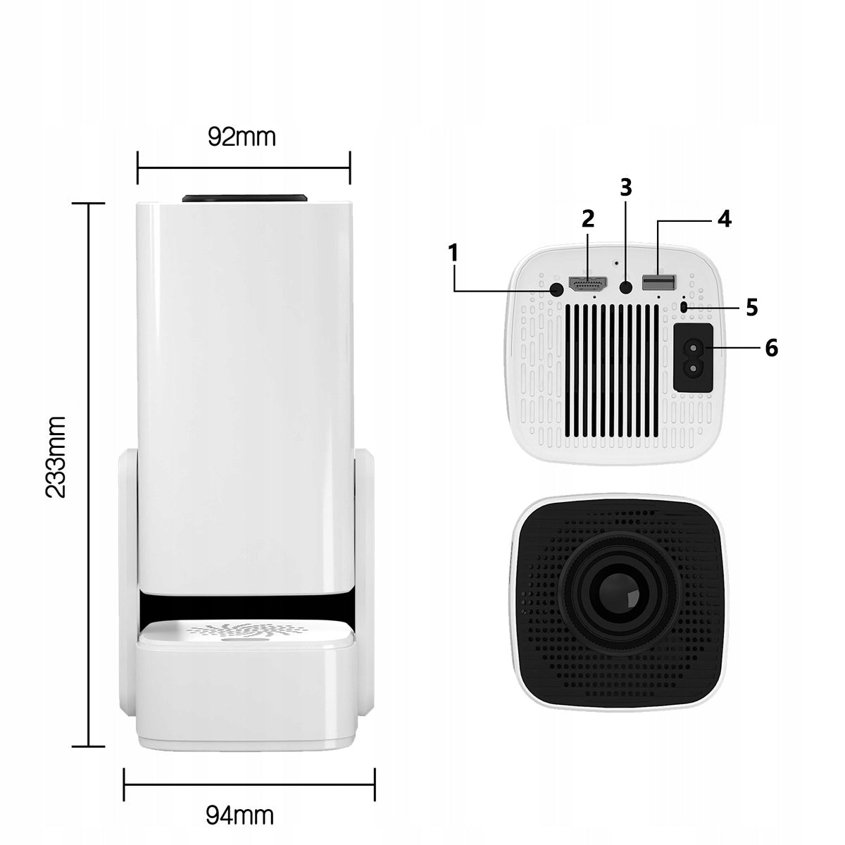 Projektor LED RSOFM P30 MAX biały EAN (GTIN) 639395609859