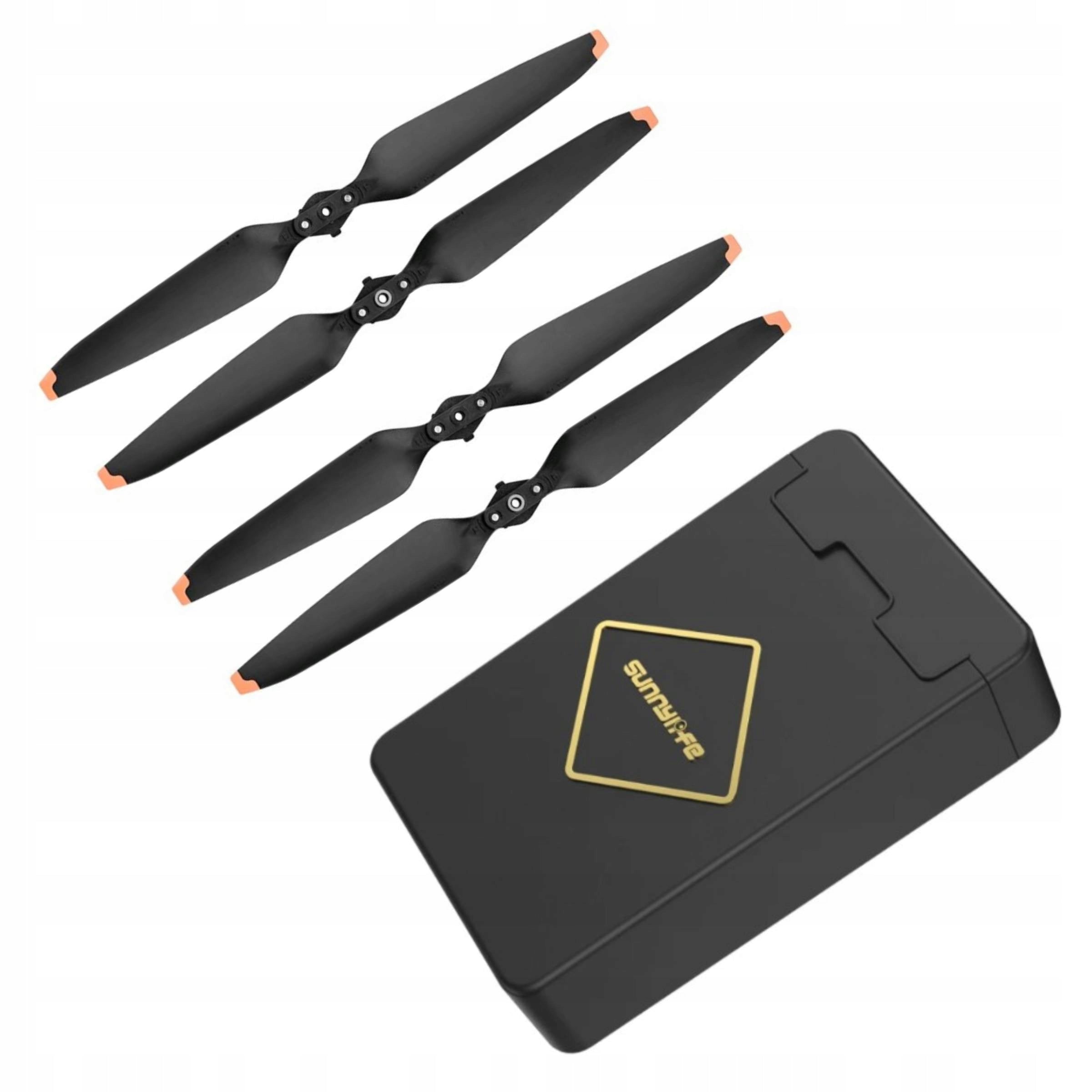 Propellers 9453F ORANGE 2 Pairs (2 CW, 2 CCW) For DJI Mavic 3 Pro / Classic Case