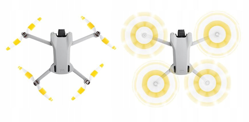 Propellers For DJI MINI 3 6030F WHITE-YELL 8 PCS. Brand Sunnylife