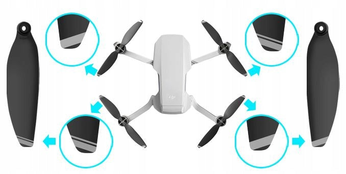Propellers drone DJI MAVIC MINI-1 2-set 16-propellers Model DJI MAVIC MINI