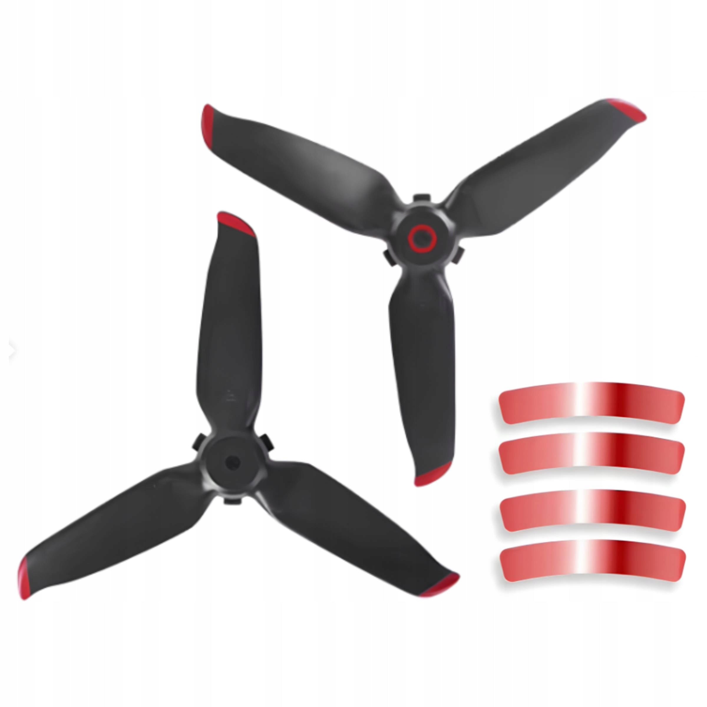 Propellers for DJI FPV COMBO DRONE CODE 5328S RED Red Accessories 2 Pieces