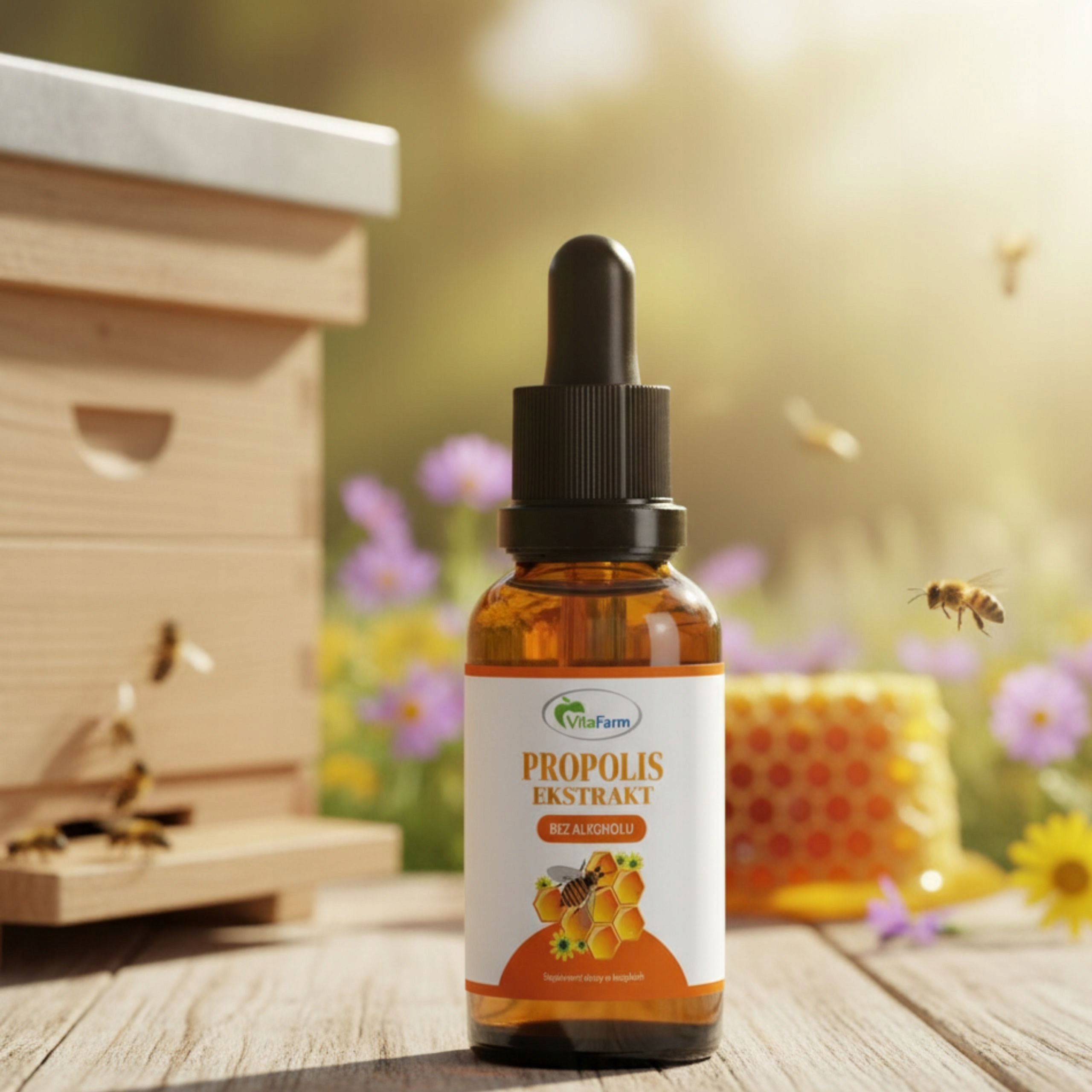 Propolis 50 ml drops non-alcoholic extract for resistance bee putty Manufacturer code 78992 Propolis ekstrakt