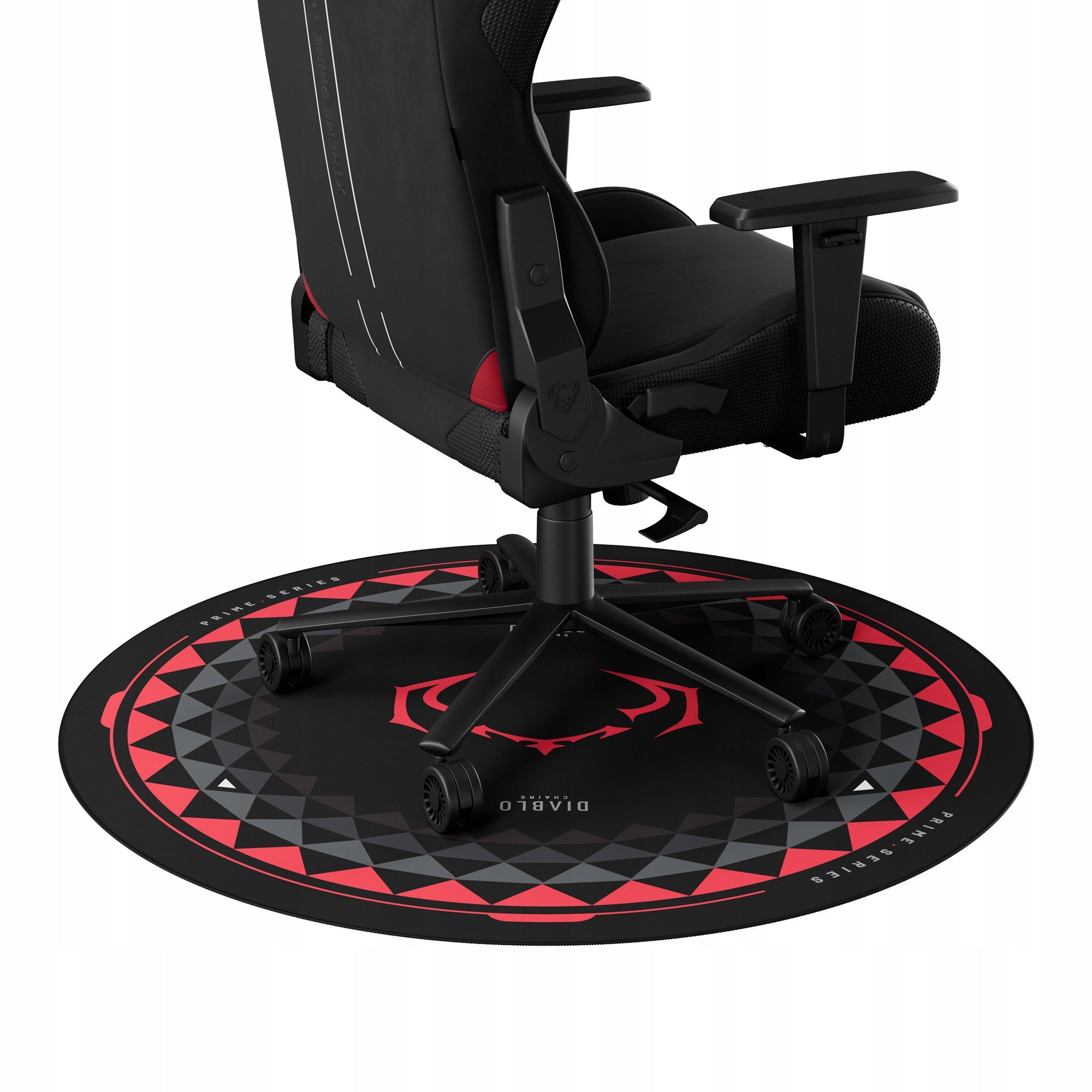 Protective Chair Mat Non-Slip DIABLO PRIME Black and Red EAN (GTIN) 5907367504033
