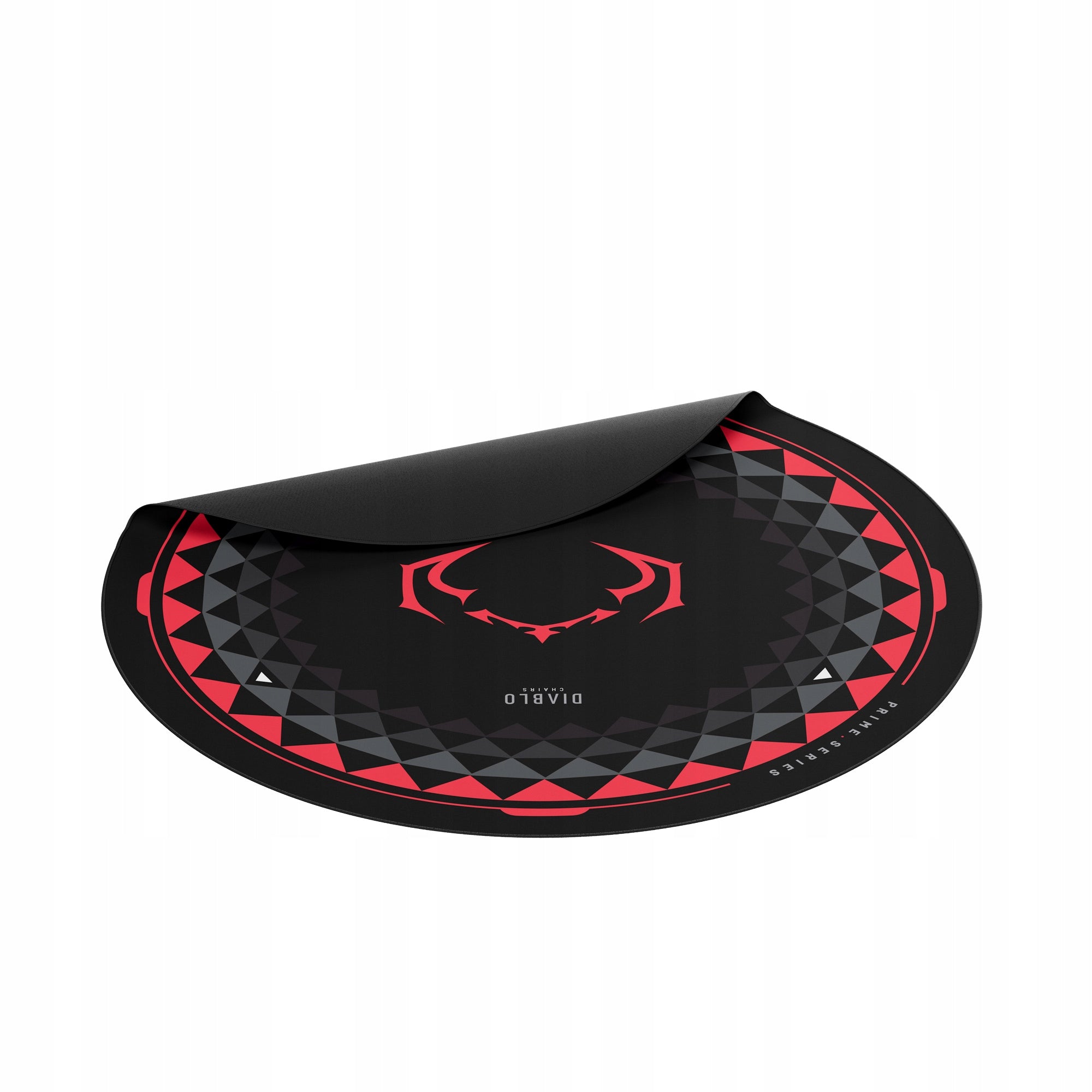 Protective Chair Mat Non-Slip DIABLO PRIME Black and Red Product width 100 cm