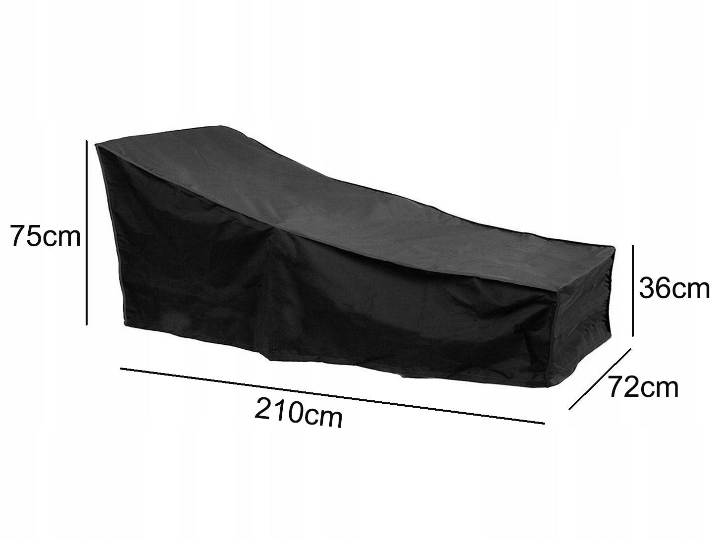 Protective Cover for Beach Garden Sun Lounger Manufacturer code PO-LEZ-01