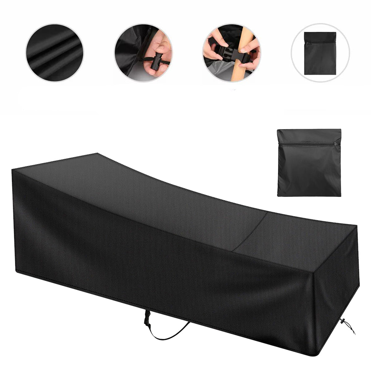 Protective Cover for Beach Garden Sun Lounger Manufacturer no brand