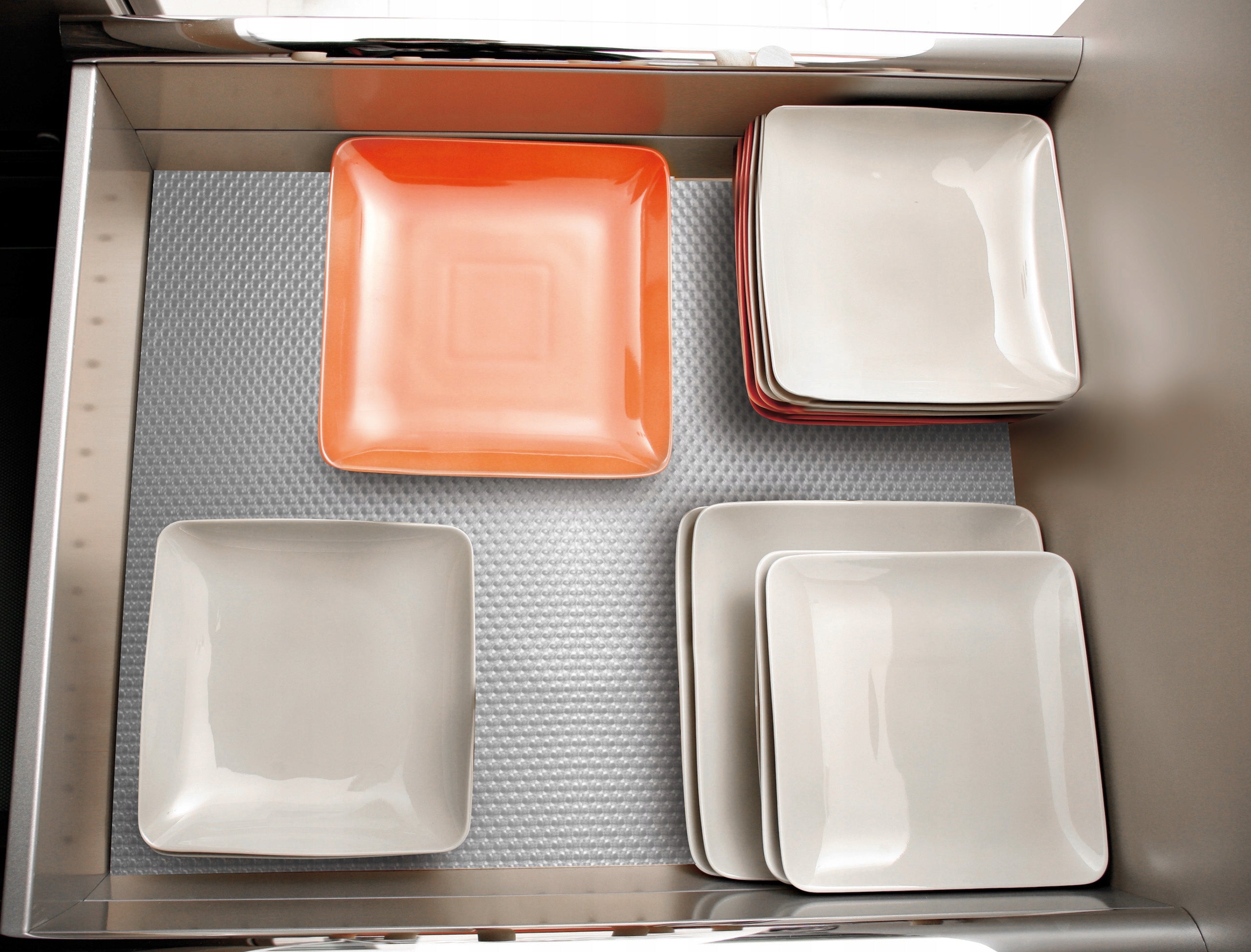 Protective Mat Non-Slip For Drawers Cabinets Dimension 50x150cm Silver Product width 50 cm