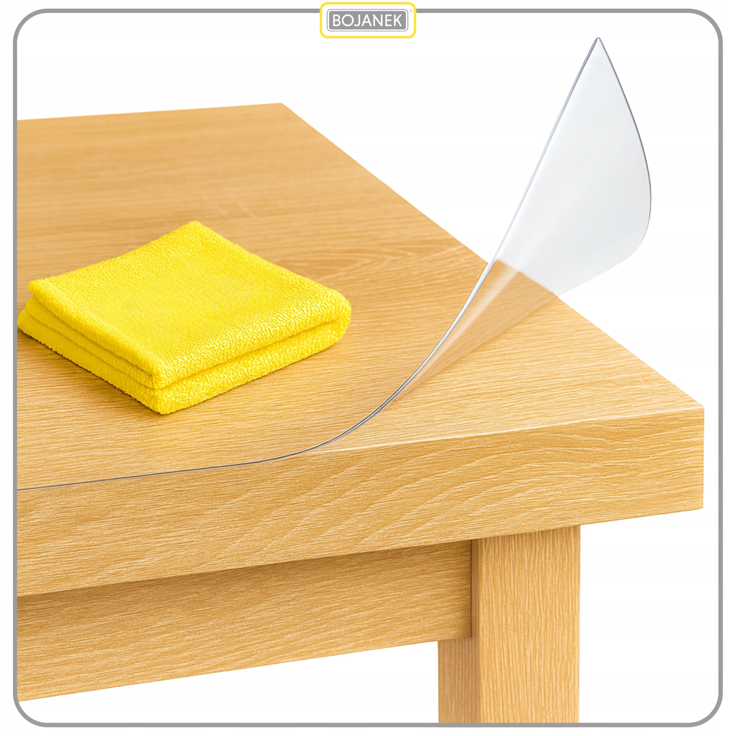 Protective Mat Table Pad Desk Top Soft Glass 90 x 190 cm 1mm Brand Bojanek