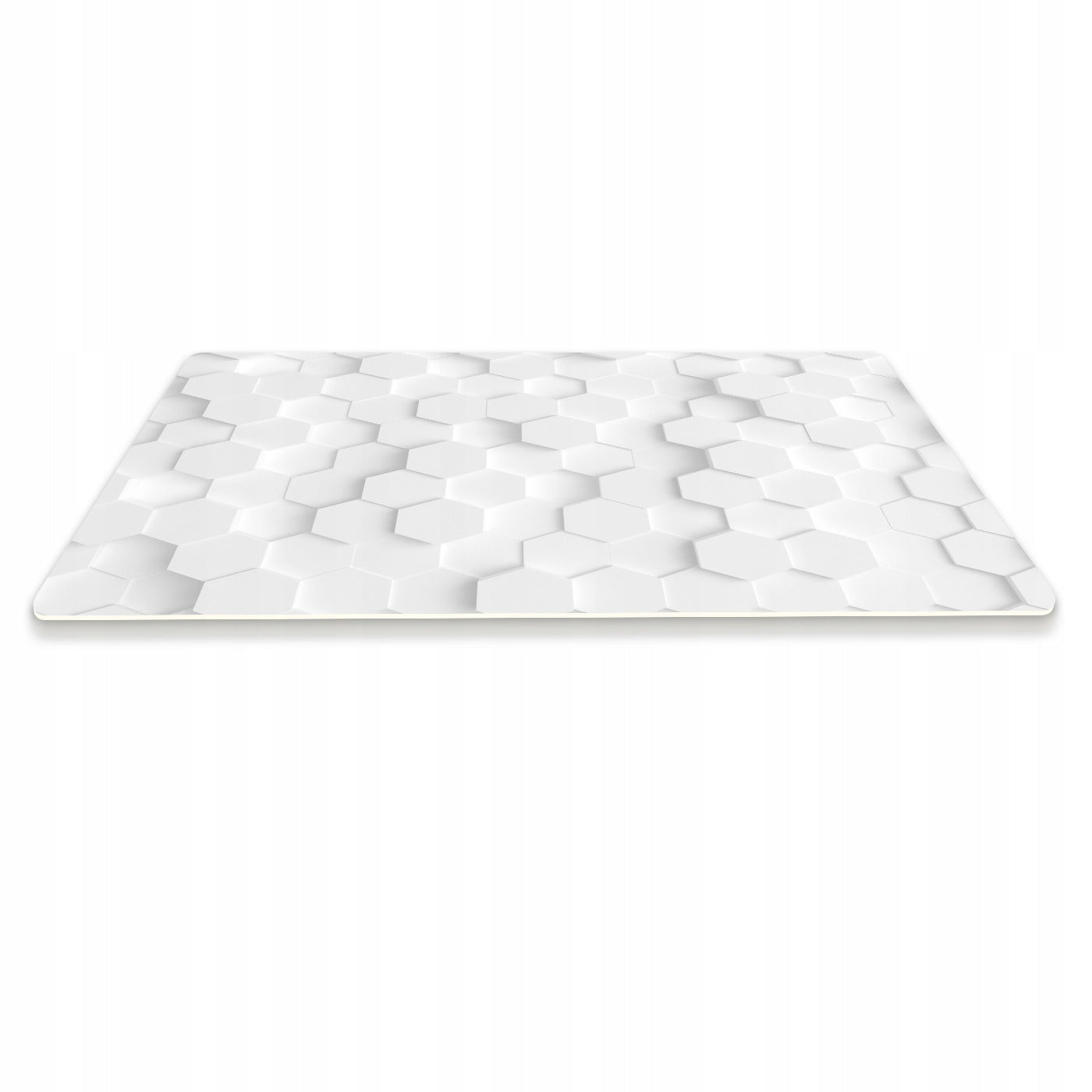 Protective Mat for Armchair 140cm White Hexes 3D 2,2mm Manufacturer code motomat1299 BHekD