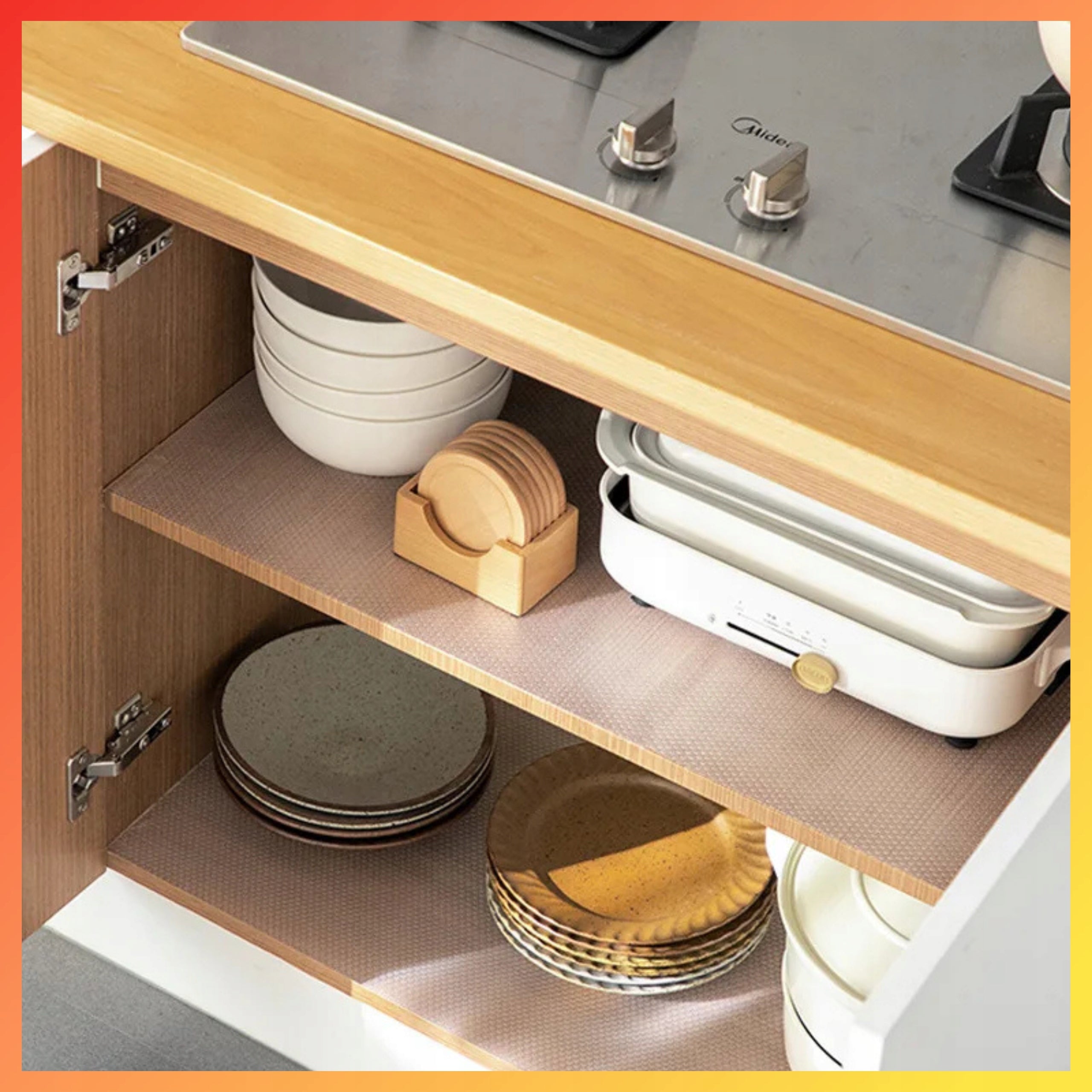 Protective Mat for Drawers Cabinets Non-Slip Stain Resistant 300x50 cm Brand Aptel