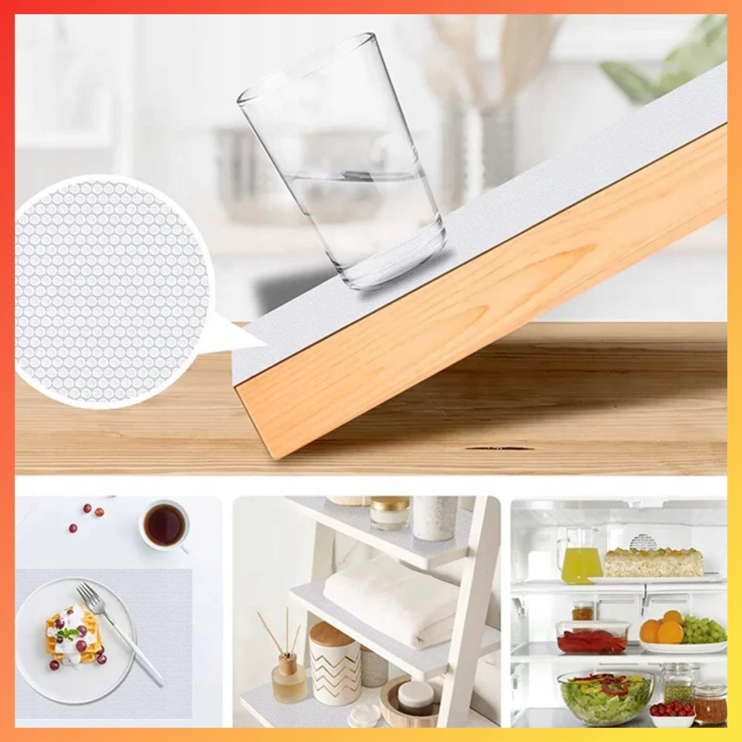 Protective Mat for Drawers Cabinets Non-Slip Stain Resistant 300x50 cm Packaging status original