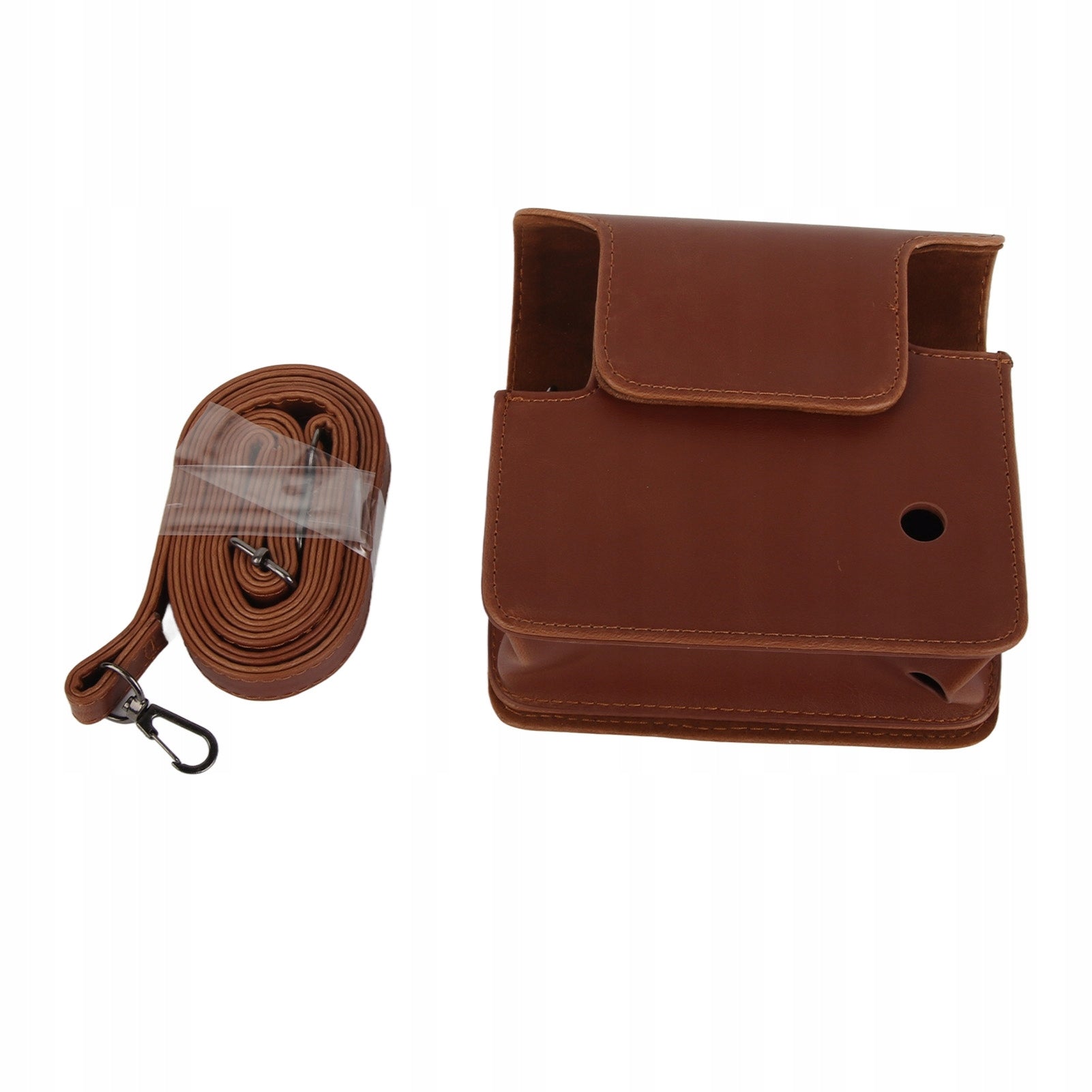 Protective PU Leather Camera Bag with Strap for Fujifilm Instax SQ6 9W Model 8525UXEF