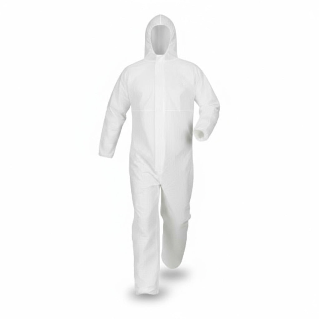 Protective Varnish Suit Chemical Working One Piece White r.XL Packaging status original