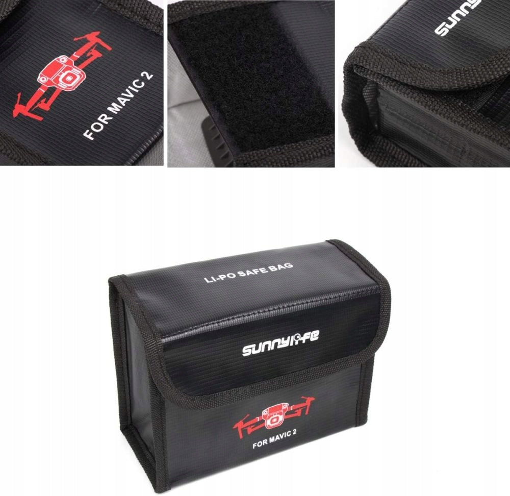 Protective bag for 3 DJI Mavic 2 LiPo batteries Brand Sunnylife