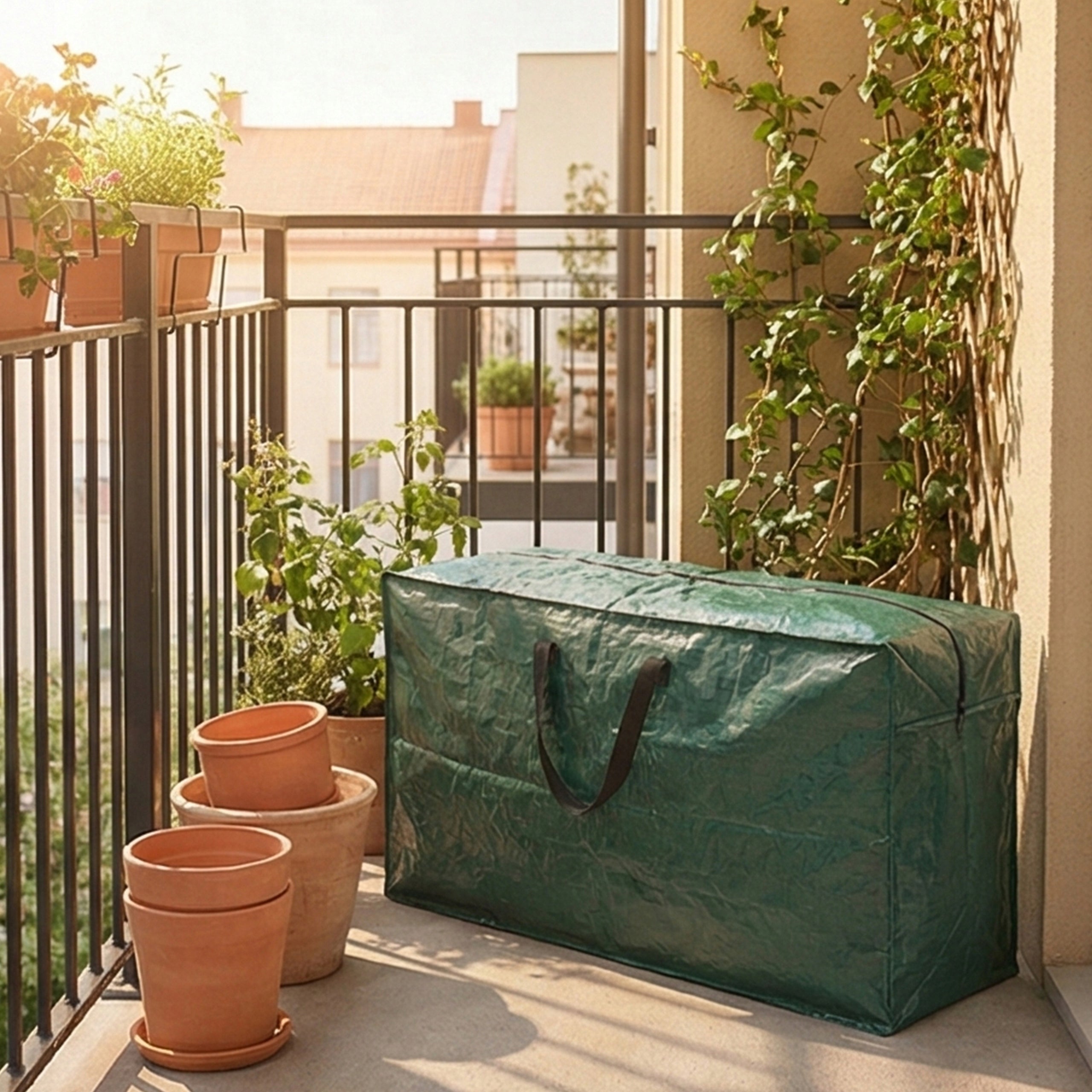 Protective cover for garden cushions bag wood-resistant tarpaulin handles Manufacturer code 8721037378987