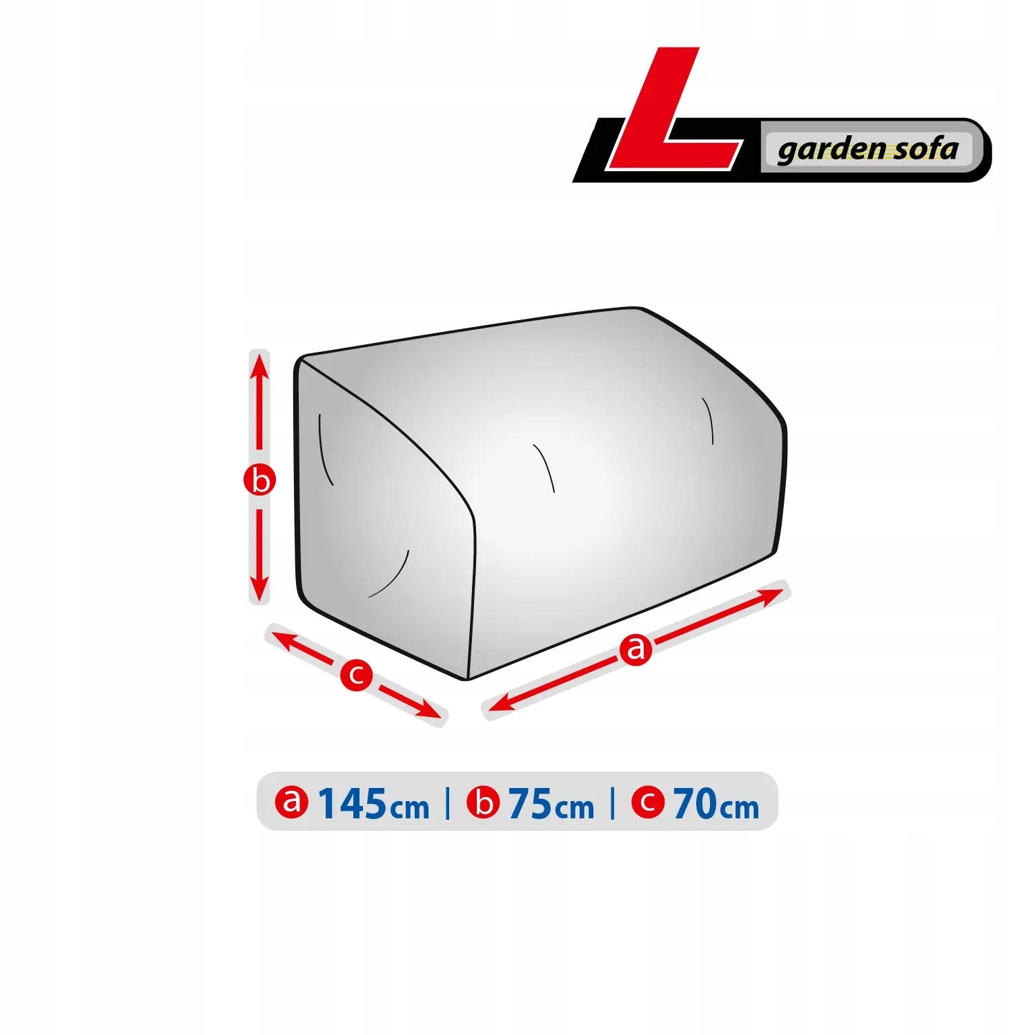 Protective cover for garden sofa Manufacturer no brand