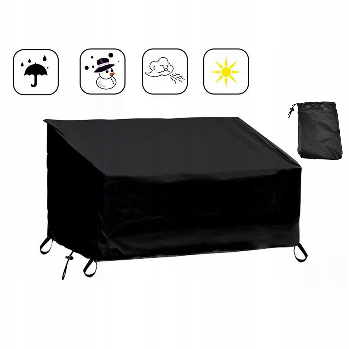 Protective cover for garden sofa Product height 89 cm