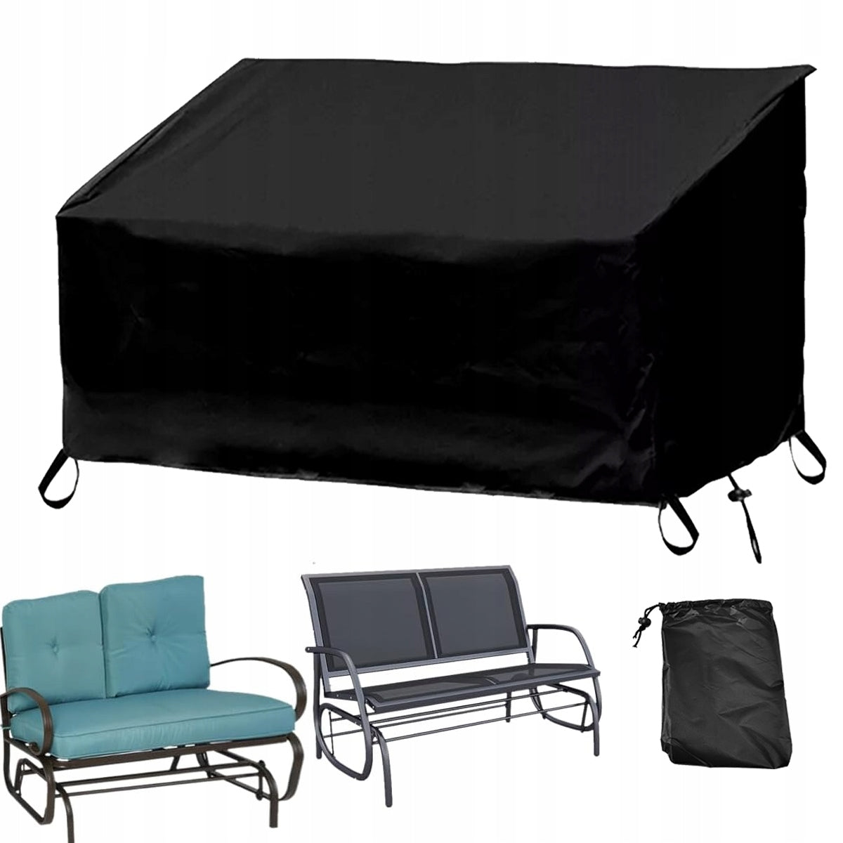 Protective cover for garden sofa