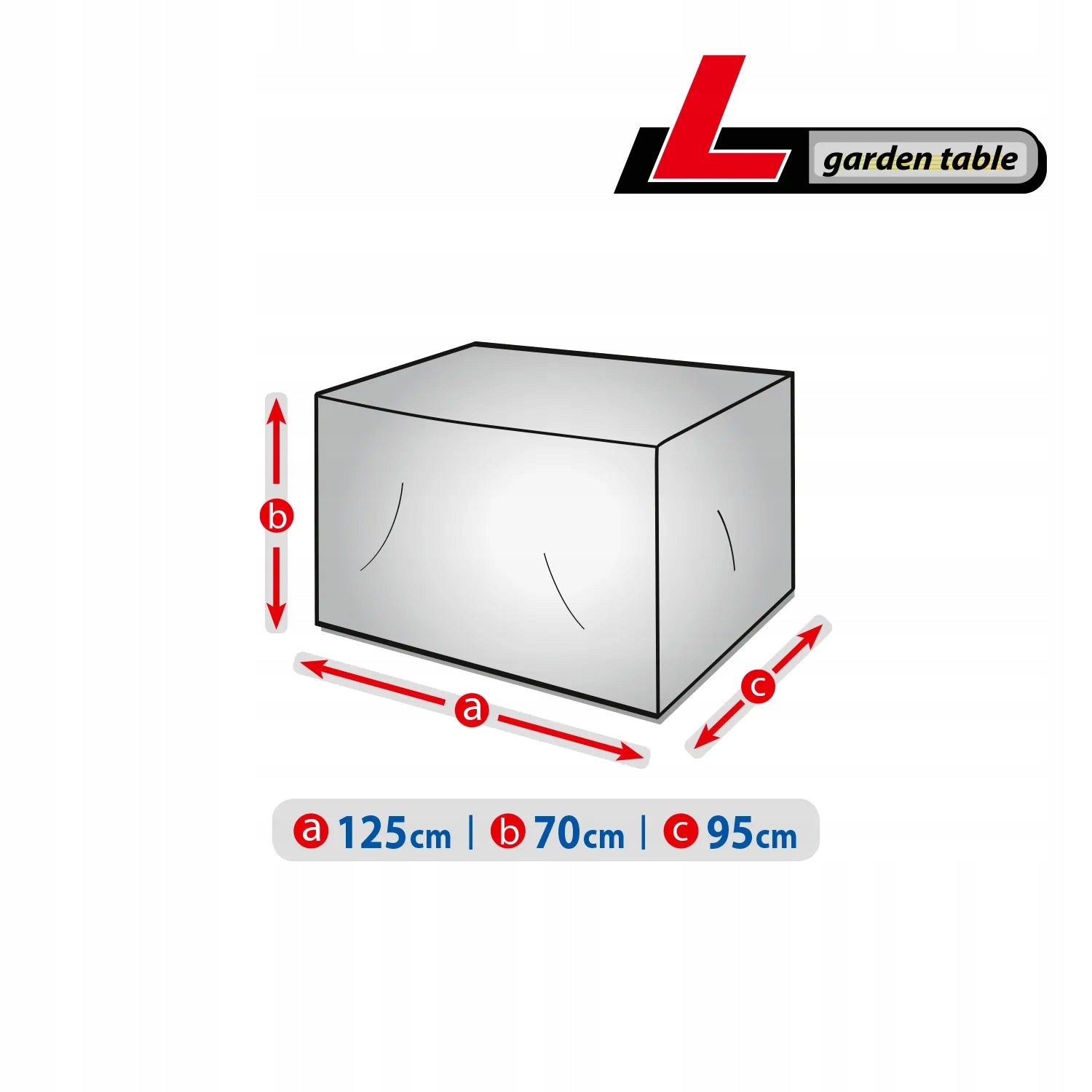Protective cover for garden table Manufacturer no brand