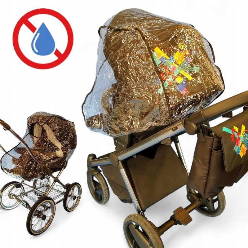 Protective film for stroller - universal, rainproof, full cover Manufacturer code FOL-UNI