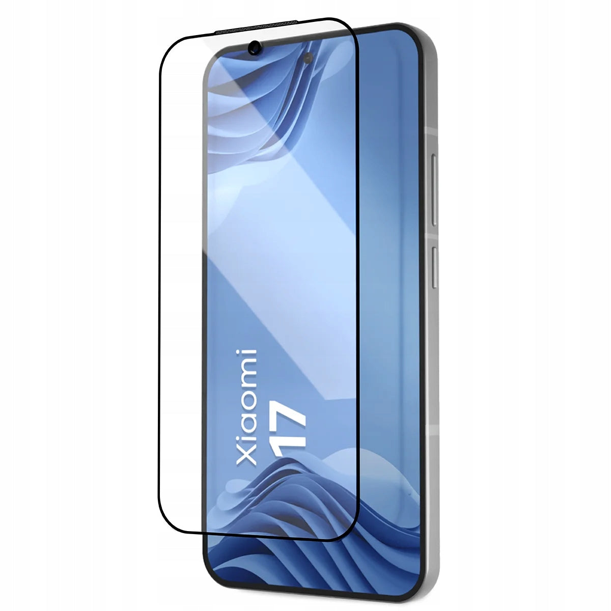 Protective glass with applicator Bizon for Xiaomi 17, fast, 2 sets Manufacturer code szkiełko z ramką aplikacyjną BGAP2E2FXIA17