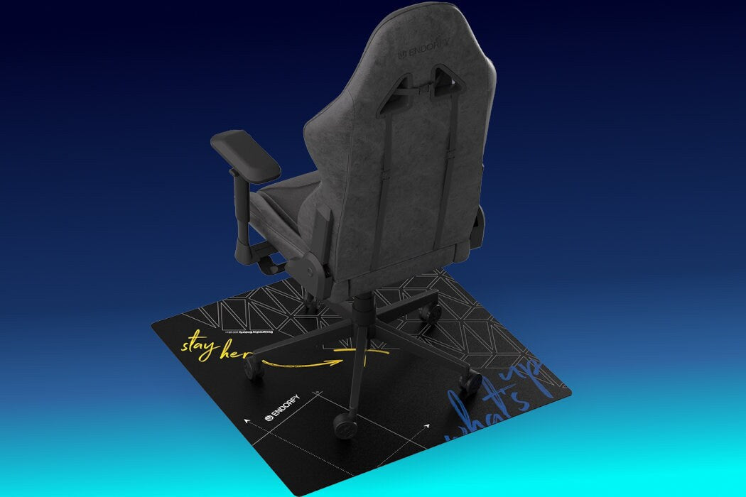 Protective mat Endorfy under armchair Floor Pad FP90S 90 x 90 cm black Product height 90 cm