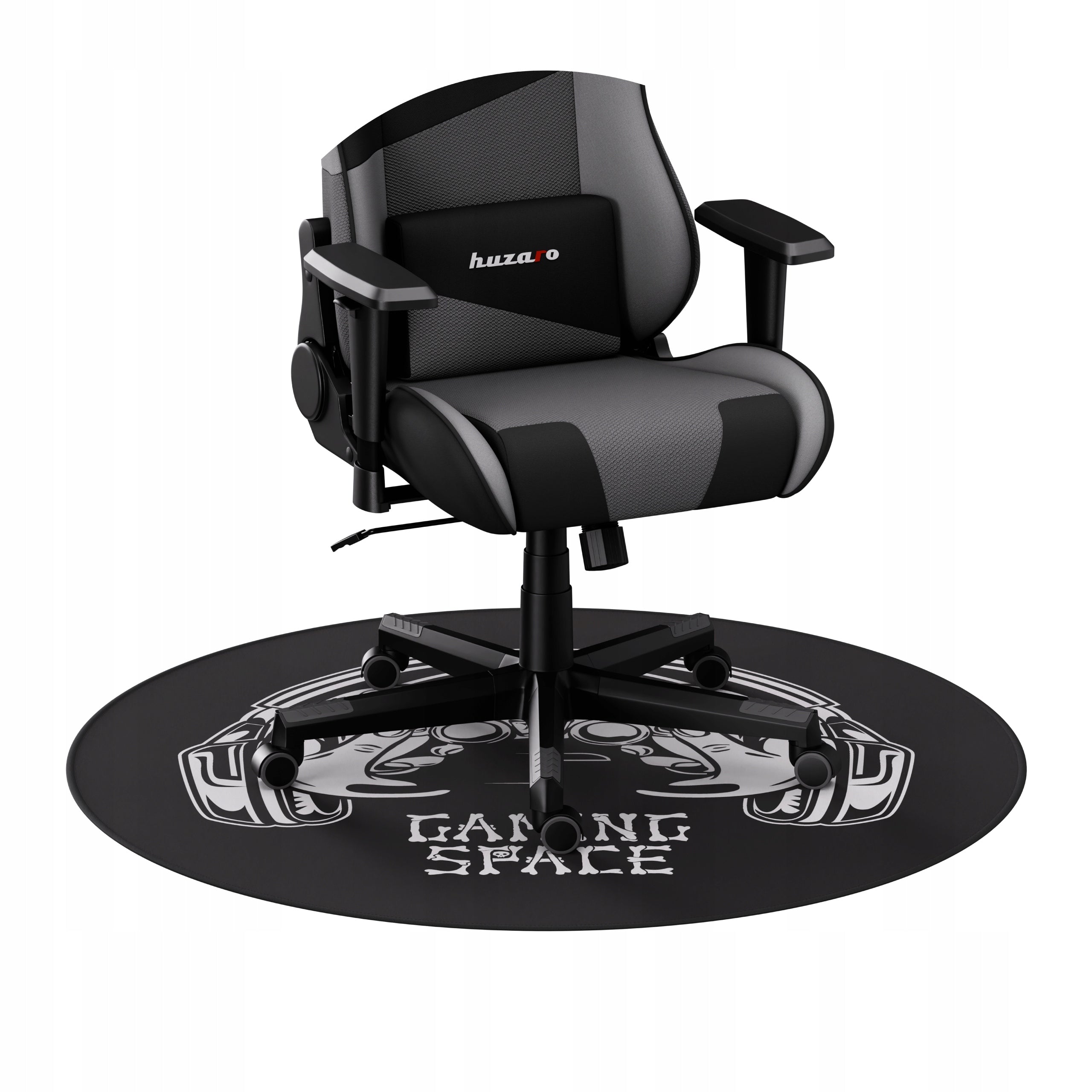 Protective mat for chair HUZARO for floor under gaming chair black