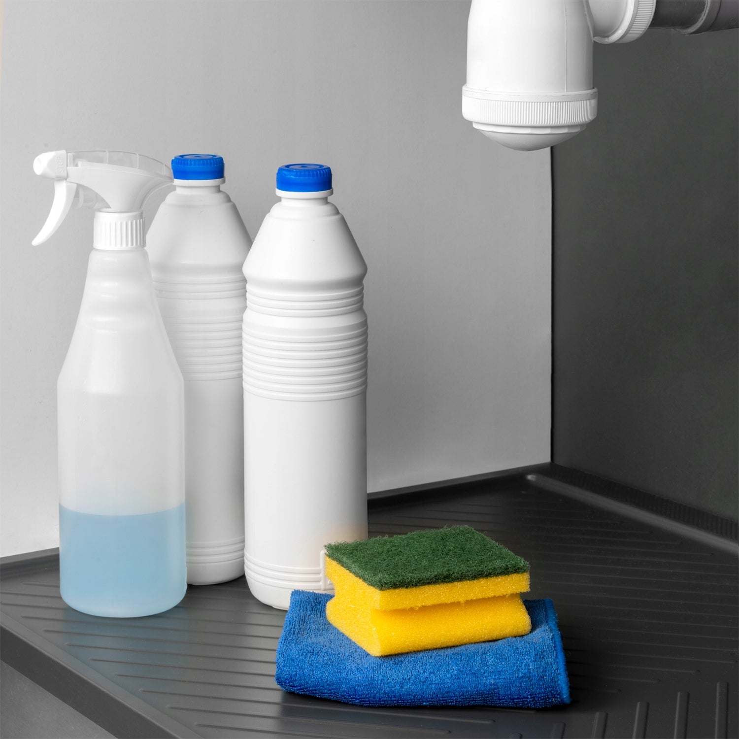 Protective panel insert for the bottom of the SINK cabinet 60cm Anthracite Emuca EAN (GTIN) 8432393327815
