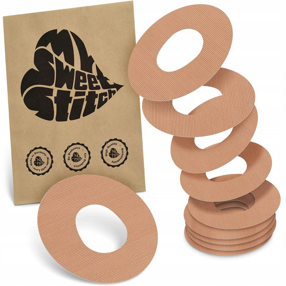 Protective patches, with sensor hole Freestyle Libre 2, Beige, 10 pcs