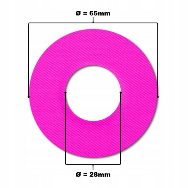 Protective patches, with sensor hole Freestyle Libre 2, Pink, 25 pcs. Manufacturer code 4260728841064