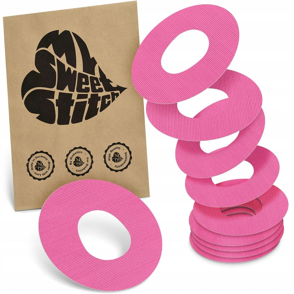 Protective patches, with sensor hole Freestyle Libre 2, Pink, 25 pcs.