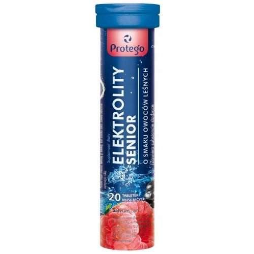Protego Electrolytes Senior taste of forest fruit 20 effervescent tablets
