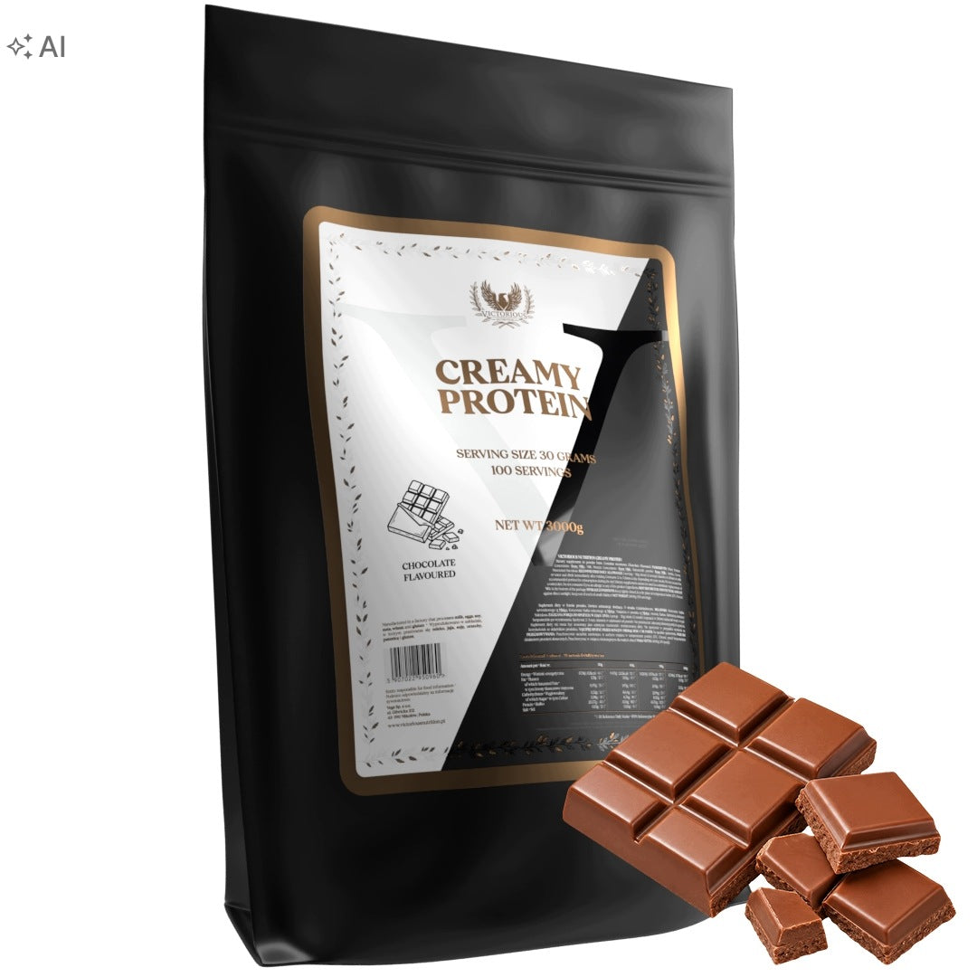 Protein 3000g Creamy Protein WPC 70% Whey Chocolate Victorious