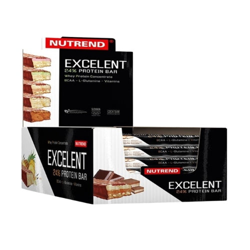 Protein Bar Excelent 18x85g Pistachio Protein Bar Conditioner NUTREND Expiration date at least six months from the date of purchase